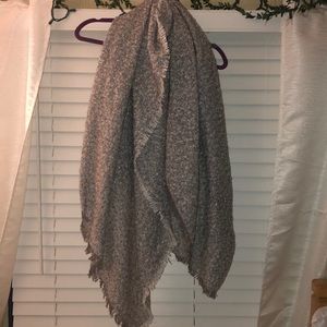Brown and cream scarf